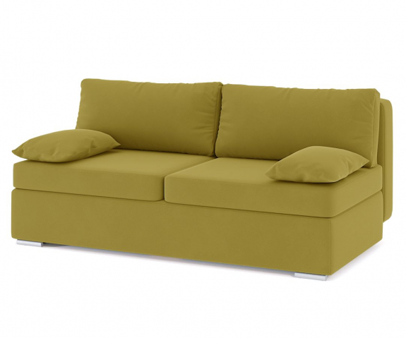 Диван-кровать "Лавия" еврокнижка велюр Зара Yellow (Йеллоу) 44