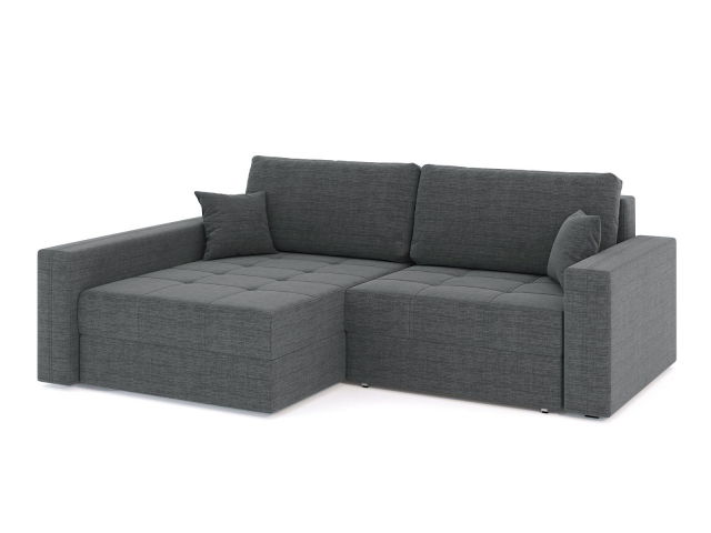 Угловой диван-кровать "Брест" двухместный рогожка Дрим Грей