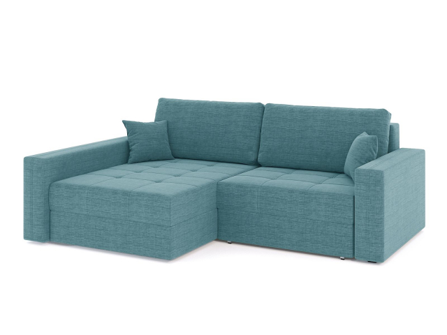 Угловой диван-кровать "Брест" двухместный рогожка Дрим Азур