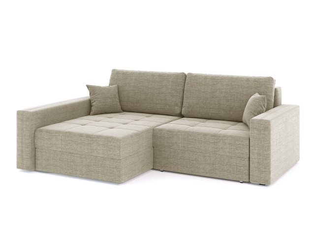 Угловой диван-кровать "Брест" двухместный рогожка Дрим Беж