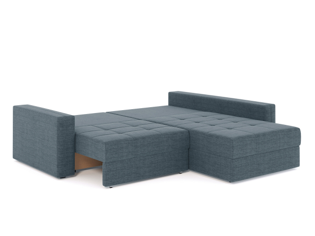 Угловой диван-кровать "Брест" двухместный рогожка Дрим Блю