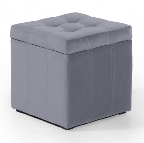 Пуф "Парма-2" Kolibri Grey (Колибри Грей), серый