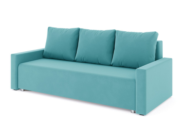 Диван-кровать "Олимп" еврокнижка велюр Зара Азур 48