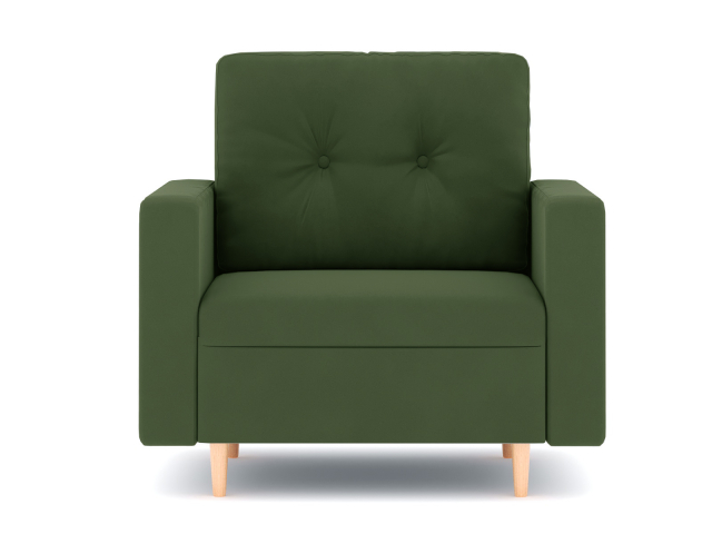 Кресло для отдыха "Белфаст" велюр Мазерати Грин 27
