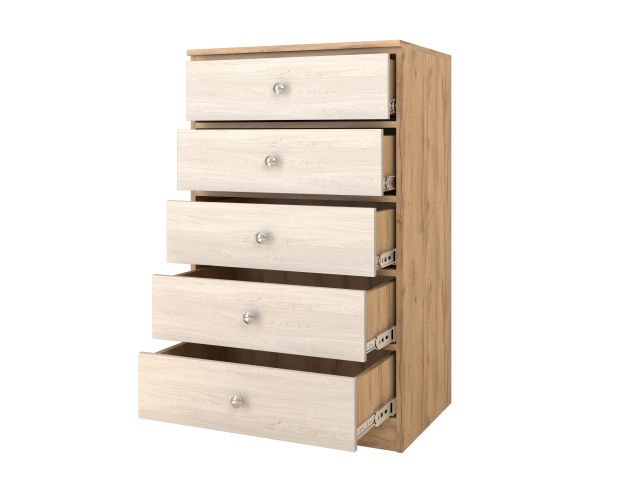 Комод "Мираж 0.5" ЛДСП, дуб золотистый-анкор светлый