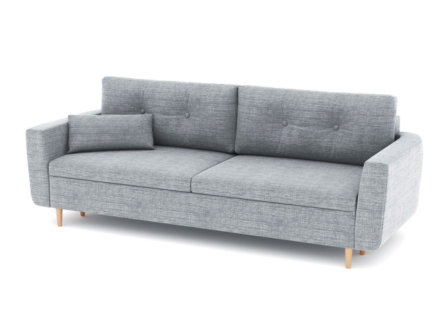 Диван-кровать "Норфолк" пантограф, рогожка Дрим Лайт Грей