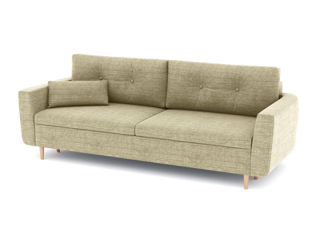 Диван-кровать "Норфолк" пантограф, рогожка Дрим Дарк Беж