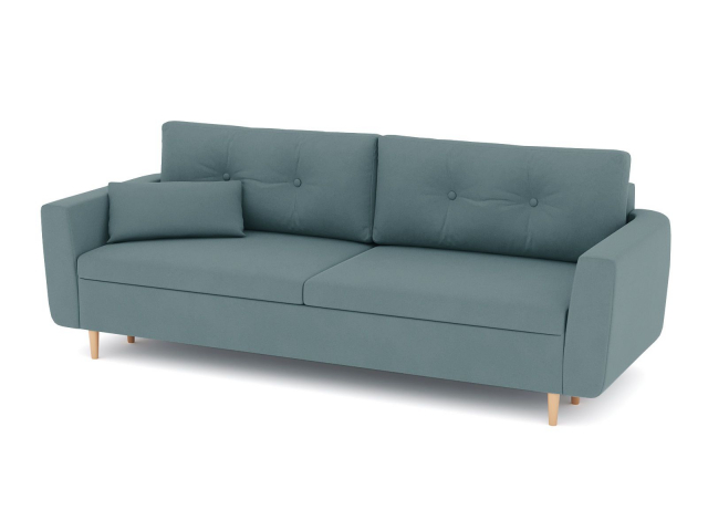 Диван-кровать "Норфолк" пантограф, велюр Галакси Блю 18