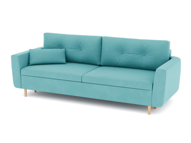 Диван-кровать "Норфолк" пантограф, велюр Зара Азур 48