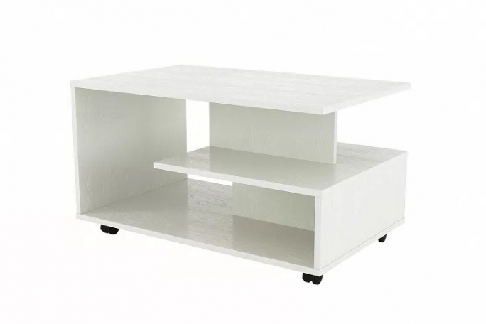 Стол журнальный "Bora-Bora" (Бора-Бора) НМ 011.41 белый текстурный