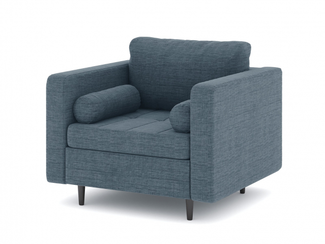 Кресло для отдыха "Деннес" рогожка Дрим Блю