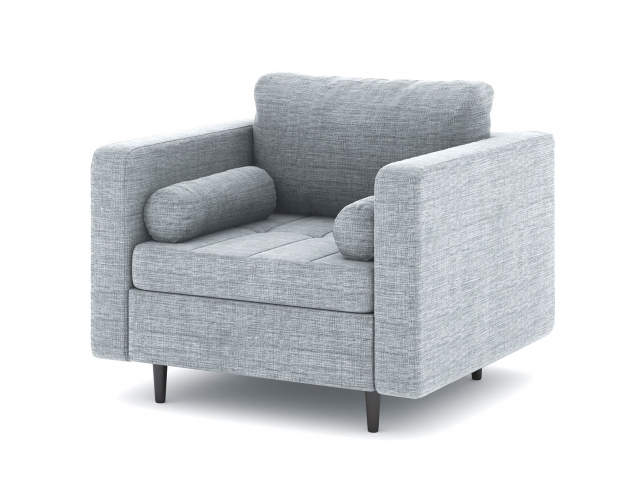 Кресло для отдыха "Деннес" рогожка Дрим Лайт грей