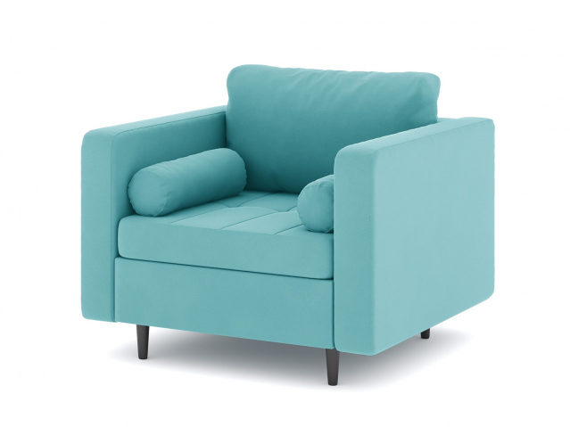 Кресло для отдыха "Деннес" велюр Зара Азур 48