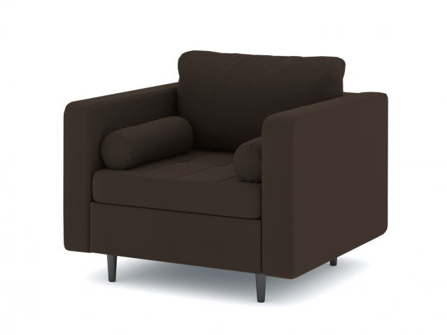 Кресло для отдыха "Деннес" велюр Зара Браун 20