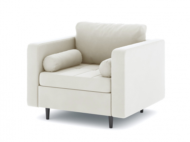 Кресло для отдыха "Деннес" велюр Зара Крим 02