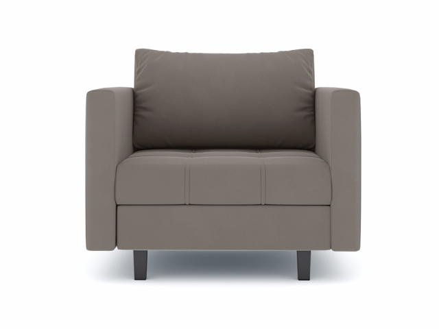 Кресло для отдыха "Герадин" Велюр Зара Лайт Браун 05