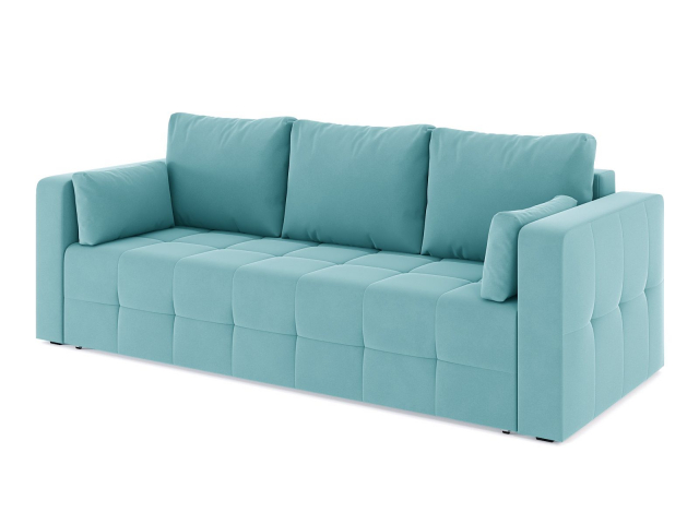 Диван-кровать "Босс 14.3" еврокнижка, велюр Зара Азур 48