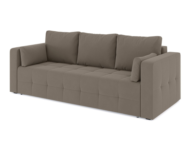 Диван-кровать "Босс 14.3" еврокнижка, велюр Зара Лайт Браун 05