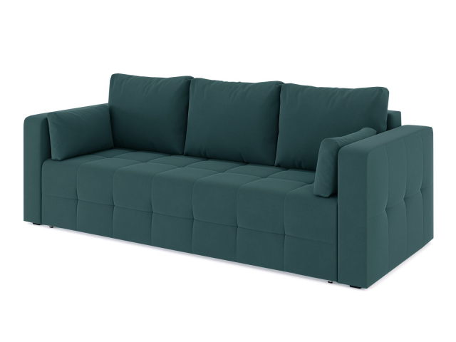 Диван-кровать "Босс 14.3" еврокнижка, велюр Зара Изумруд