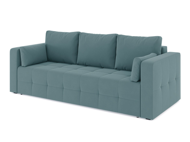 Диван-кровать "Босс 14.3" еврокнижка, велюр Макс Блю 23