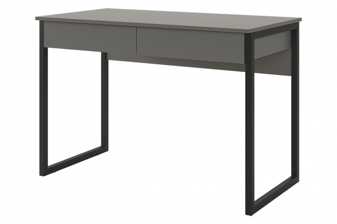 Стол письменный "Юниор" графит/черный муар