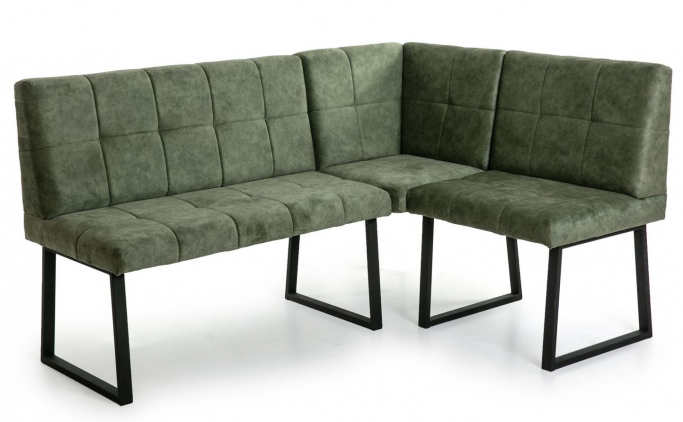 Кухонный угловой диван "Реал" велюр мохито