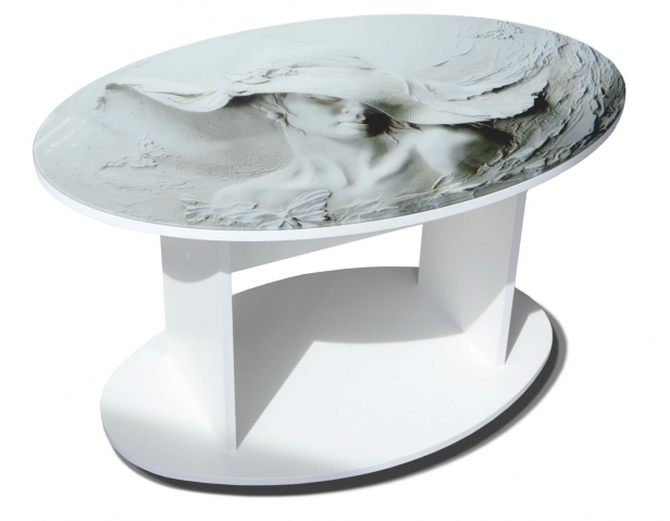 Стол журнальный "Верона" белый В1