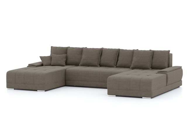 Диван-кровать П-образный "Nordviks (Нордвикс)-П"  рогожка Дрим Люкс 4