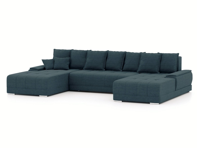 Диван-кровать П-образный "Nordviks (Нордвикс)-П"  рогожка Дрим Люкс 20