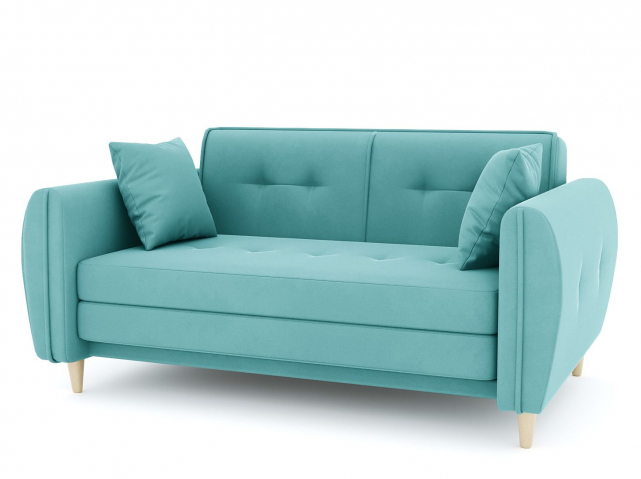 Диван-кровать "Анита" велюр Зара Азур 48