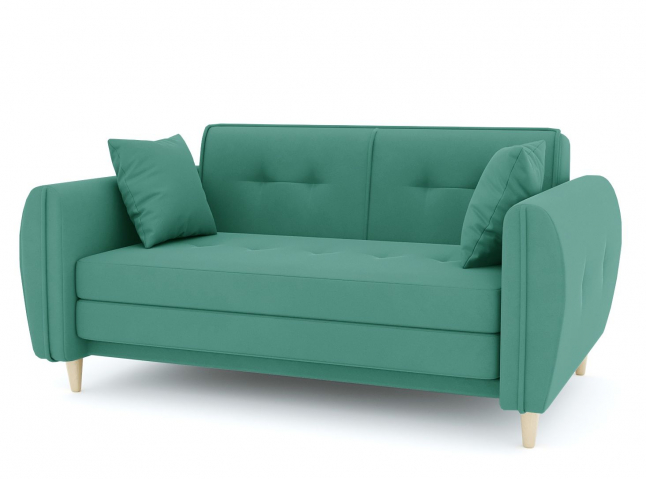 Диван-кровать "Анита" велюр Зара Бирюза 96