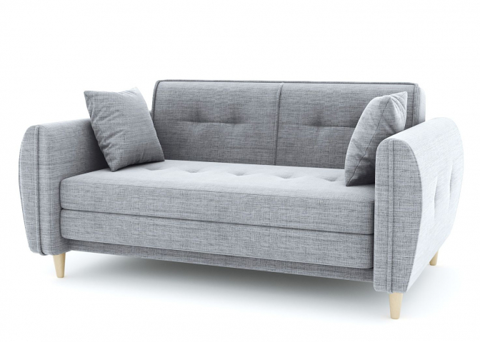 Диван-кровать "Анита" рогожка Дрим Лайт Грей