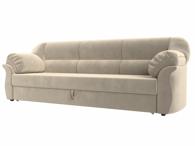 Диван-кровать "Карнелла" бежевый микровельвет, 105876
