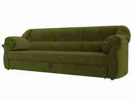 Детская кушетка диван-кровать "карнелла" зеленый микровельвет, 105878