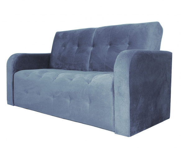 Диван "Оксфорд люкс" велюр Кабрио серый