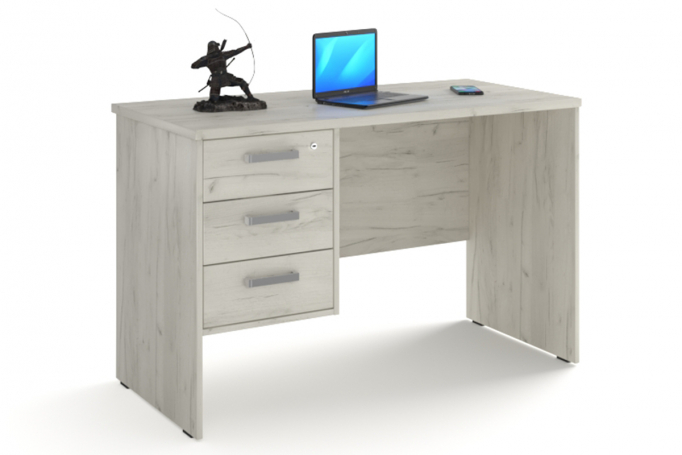 Стол письменный "ПС 03.01.1" дуб крафт белый