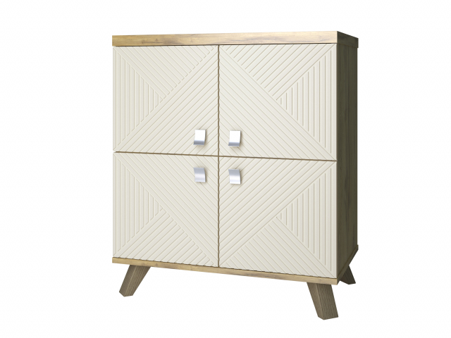 Комод "Ренди 34" МДФ с фрезеровкой