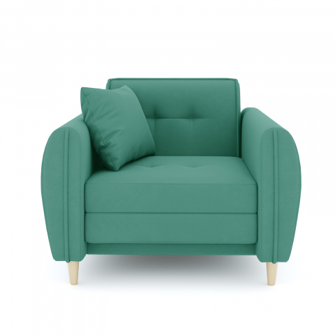 Кресло-кровать "Анита" велюр Зара Бирюза 96