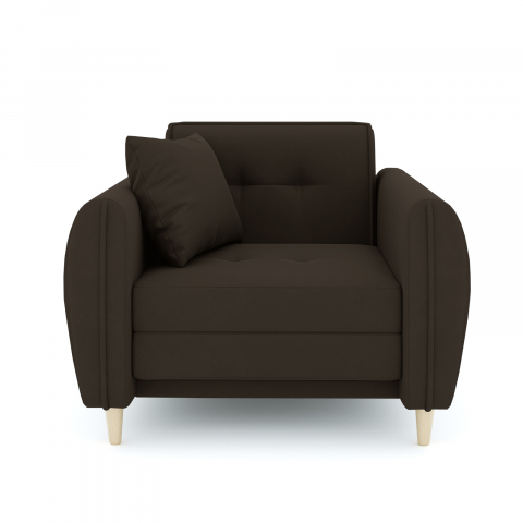 Кресло-кровать "Анита" велюр Зара Браун 20