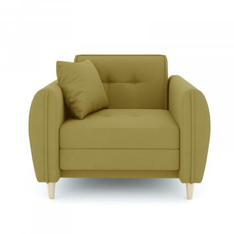 Кресло-кровать "Анита" велюр Зара Уеллоу 44