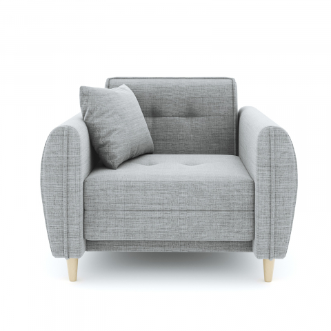 Кресло-кровать "Анита" рогожка Дрим Лайт Грей