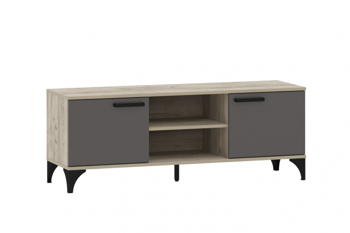 Тумба ТВА "Марсель" НМ 013.45 софт графит/дуб крафт серый