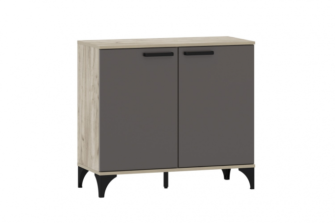 Тумба "Марсель" НМ 013.78 софт графит/дуб крафт серый