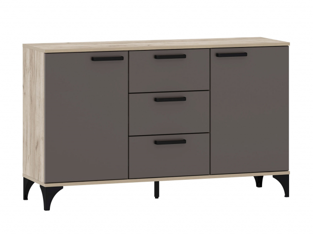 Тумба "Марсель" НМ 013.79 софт графит/дуб крафт серый