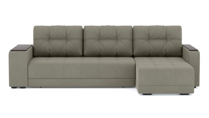 Угловой диван-кровать "Милан" велюр Зара Лайт 04