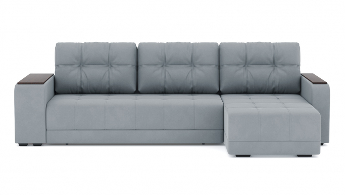 Угловой диван-кровать "Милан" велюр Зара Маус 12