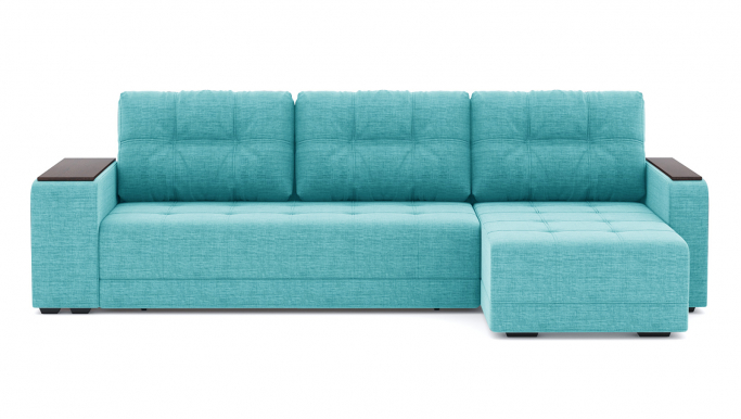 Угловой диван-кровать "Милан" рогожка Дрим Азур