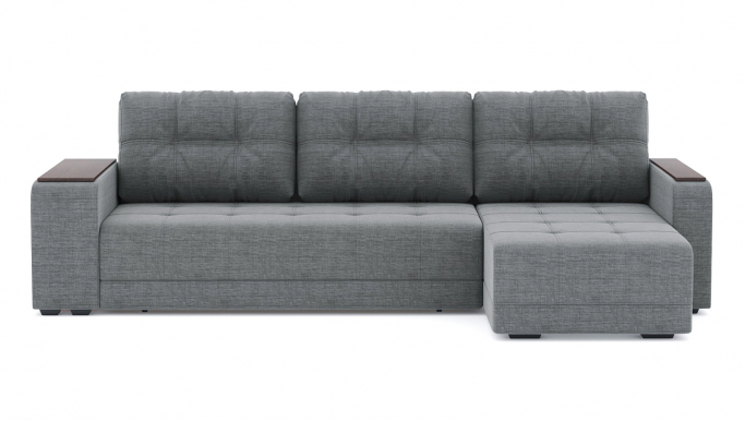 Угловой диван-кровать "Милан" рогожка Дрим Грей