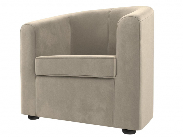 Кресло для отдыха "Норден" микровельвет бежевый, 109053