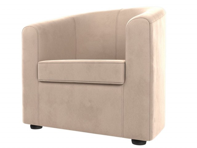 Кресло для отдыха "Норден" велюр бежевый, 109045